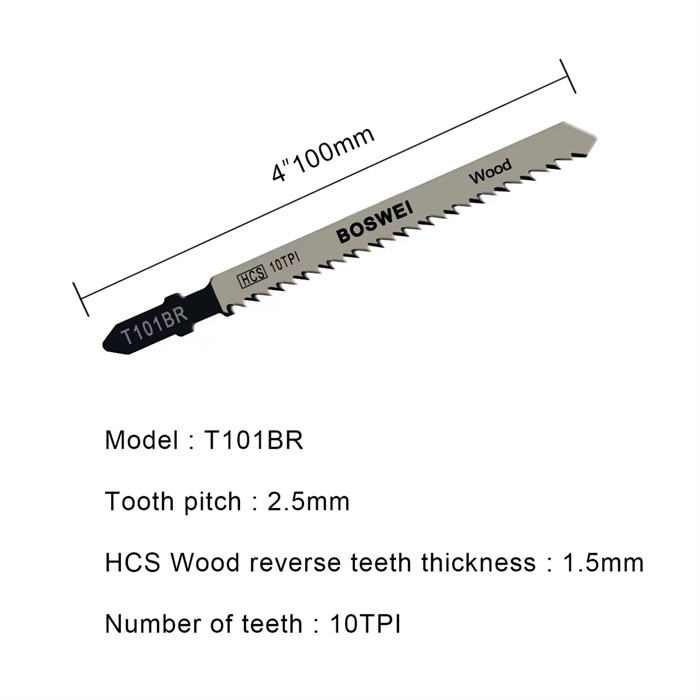 T101BR cutting timber puzzle saw blades