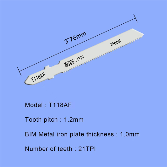 T118 AF metal cutting puzzles saw blades