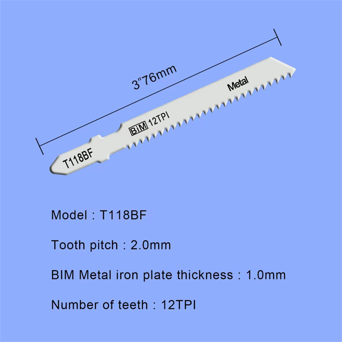 T118 BF metal cutting puzzles saw blades